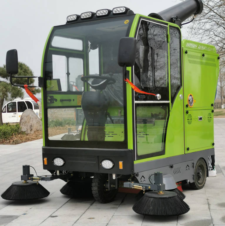 青岛道路清洁广泛应用电动环卫清扫车