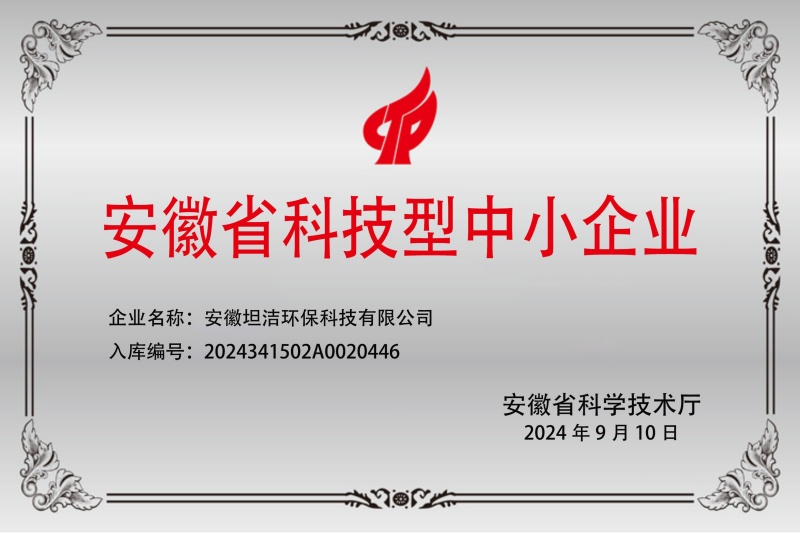 青岛安徽科技型中小企业证书